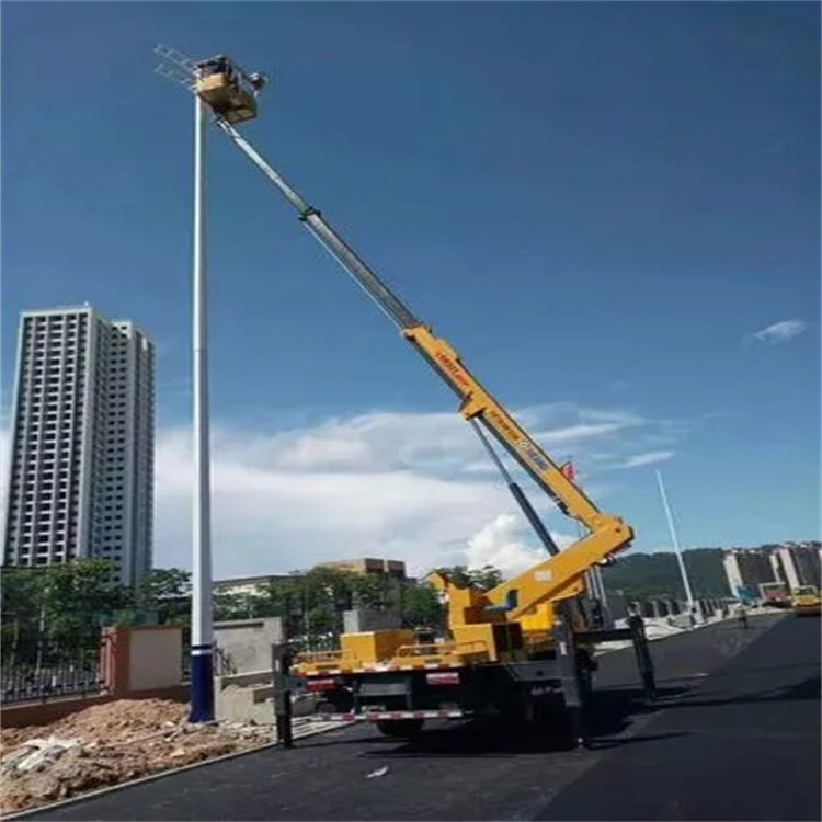 张家港维修路灯的曲臂升降车出租